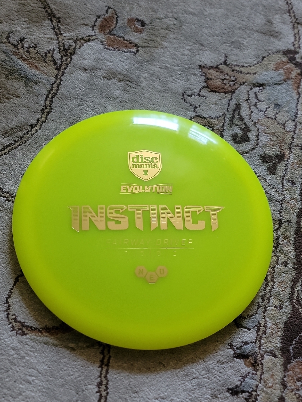 NEW Discmania Instinct Fairway Driver Neon Yellow 176 Grams
